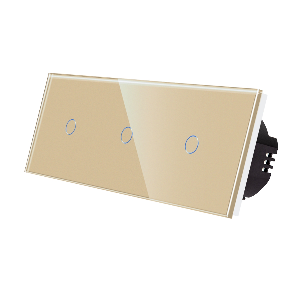 Intrerupator Touch 3 Wege Sticla LUXION IP45 - imagine 9