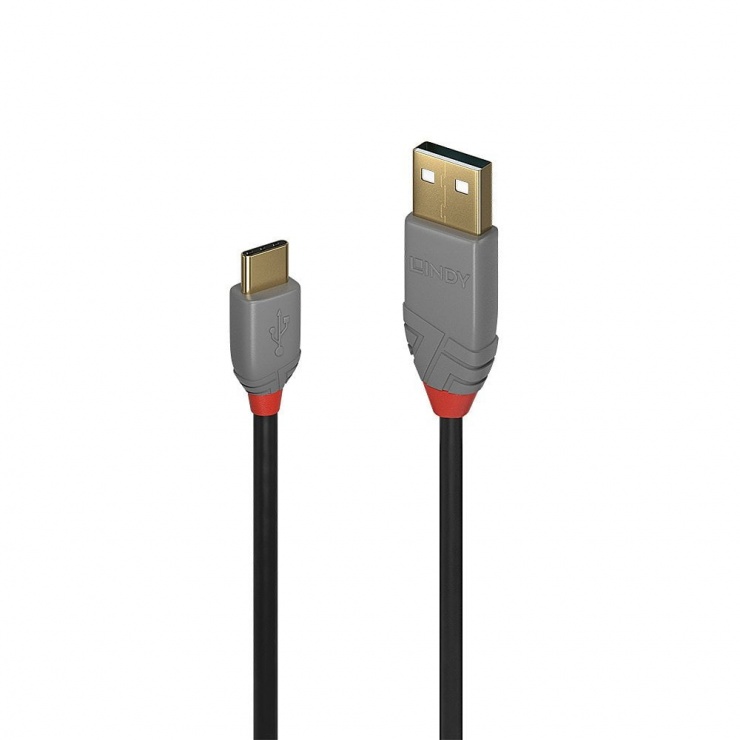 Cablu USB 2.0 C la A 3m Lindy Anthra Line