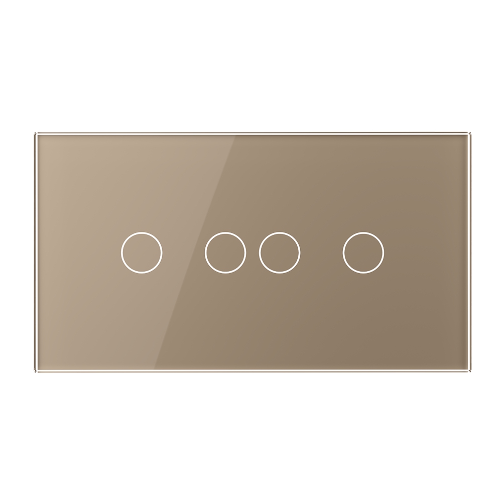 Panou Touch Livolo Dublu+Dublu, Sticlă - imagine 10