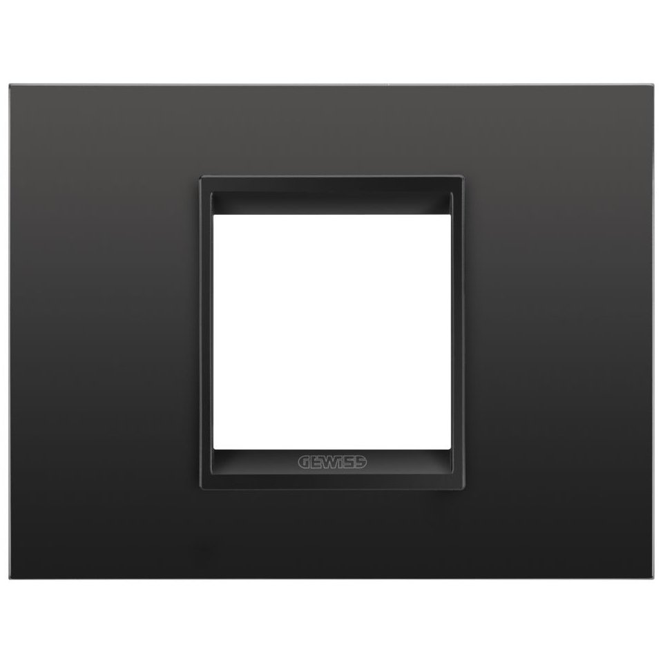 Rama 2 module Gewiss Chorus Lux Negru