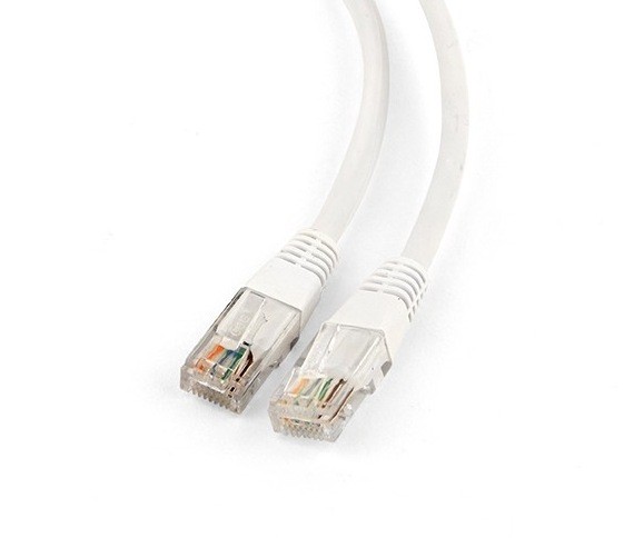 Patch Cord UTP Cat5e Spacer 0.25m Alb - Cablu Rețea AWG26