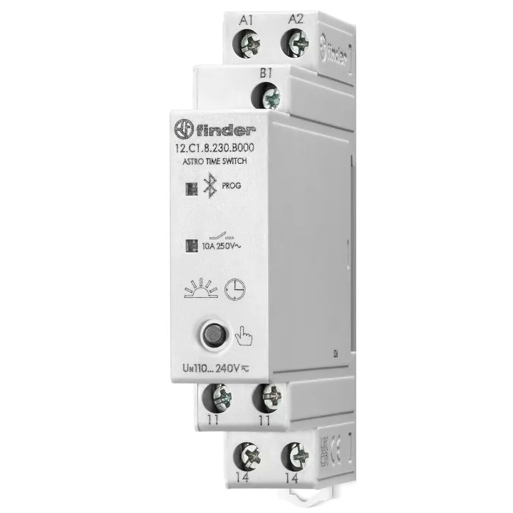 Ceas programabil digital Finder 12.C1.8.230.B000, Bluetooth