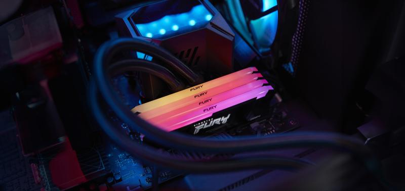 Memorie RAM Kingston 8GB DDR4 3600MHz FURY Beast RGB - imagine 7