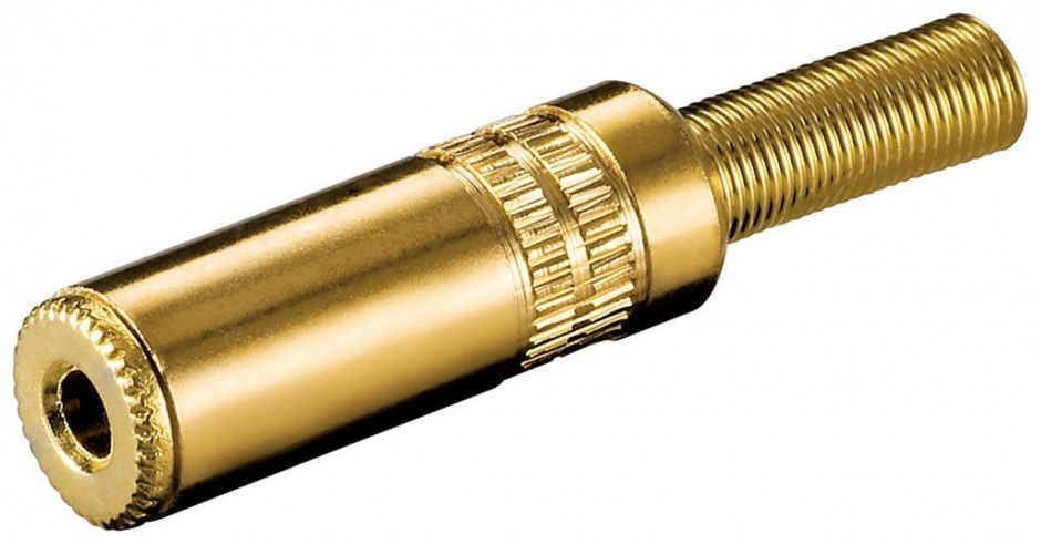 Conector Jack 3.5mm Mama Auriu OEM