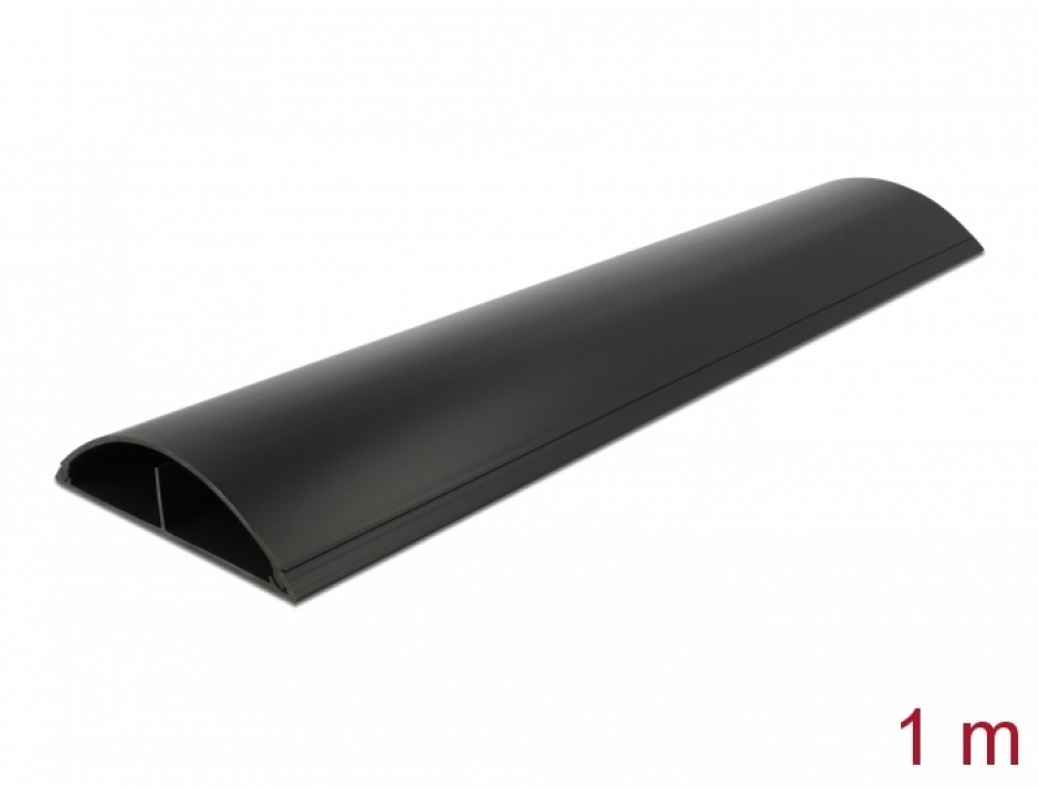 Canal cablu PVC 119x26mm Negru Delock