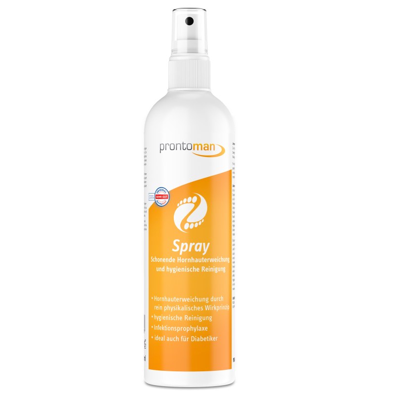 Prontoman Spray 250 ml | Înmoaie calozitățile | Nailshop