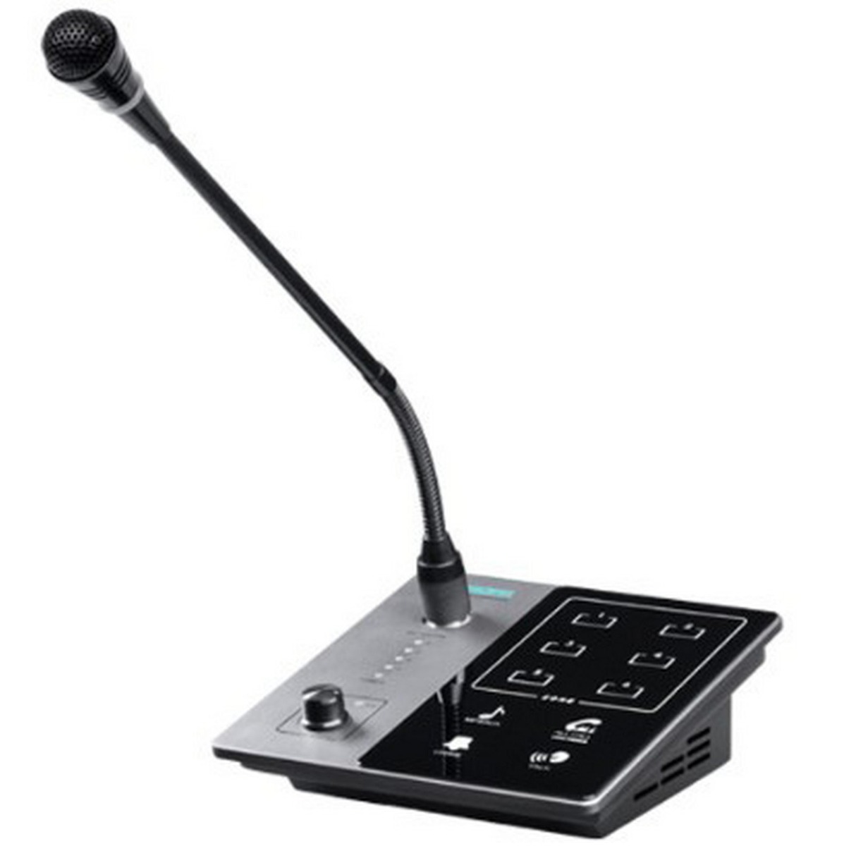 Microfon pentru conferinta DSPPA DMA60M, statie apel 6 zone, RJ45