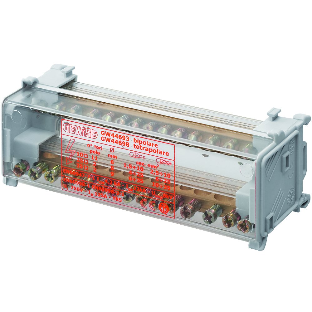 Distribuitor 2 Poli 8 Module Gewiss 125A