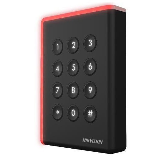 Cititor Card Hikvision cu Tastatură, Mifare, IP65