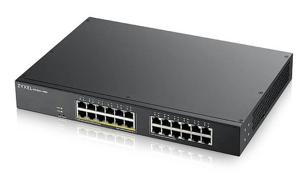 Switch Gigabit Zyxel GS1900-24EP, 24 Porturi, 12x PoE+ 130W