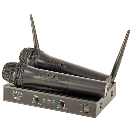 Set 2 Microfoane Wireless Party UHF Dual