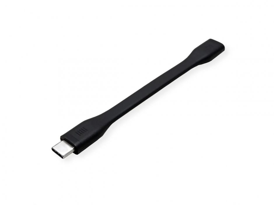 Cablu USB4 Roline 40Gbps, 100W, 0.10m