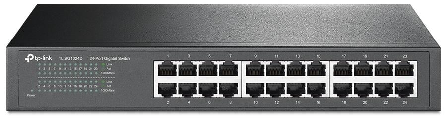 Switch TP-Link 24 Porturi Gigabit Rackabil
