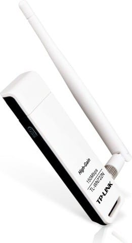 Adaptor Wireless TP-Link TL-WN722N USB 150 Mbps cu Antenă - imagine 2