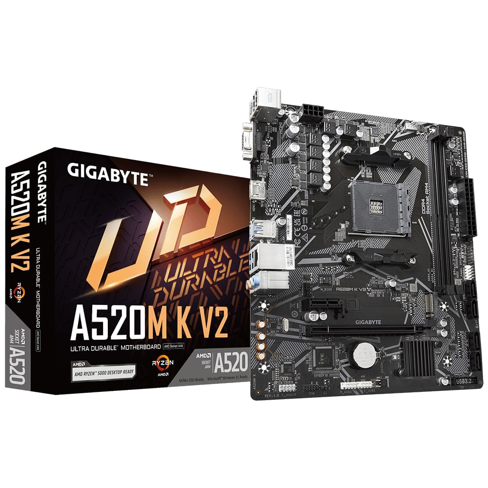 Placa de Baza Gigabyte A520M K V2 AM4 mATX - Performanta - imagine 5
