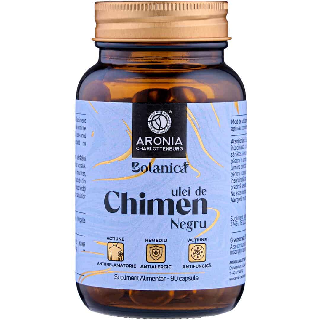 Ulei Chimen Negru 90 Capsule Aronia - imagine 2