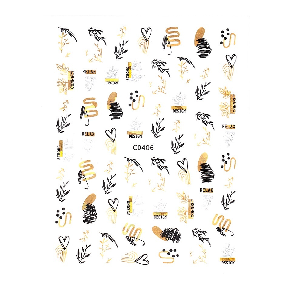 Stickere Unghii SensoPRO Milano Golden Dream C0406