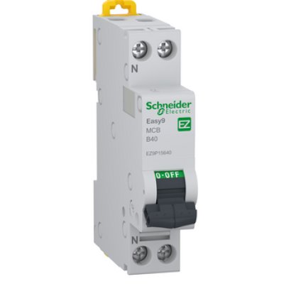 Întrerupător automat Schneider Easy9 1P+N 40A curba B