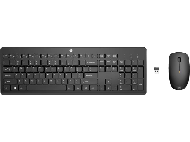 HP 235 Combo Tastatură și Mouse Wireless Negru - Set Office - imagine 2