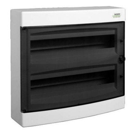 Cofret Noark 24 Module IP40, Usă Transparentă