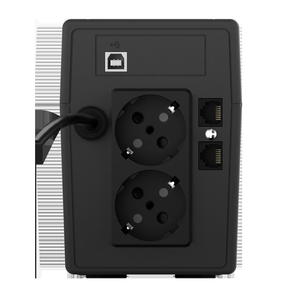 UPS Njoy Cadu 850VA/480W LCD - Protecție Avansată - imagine 2