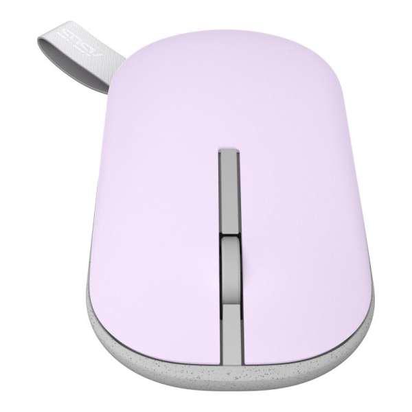 Mouse Wireless Asus MD100 Purple - Conectare Duală, Compact