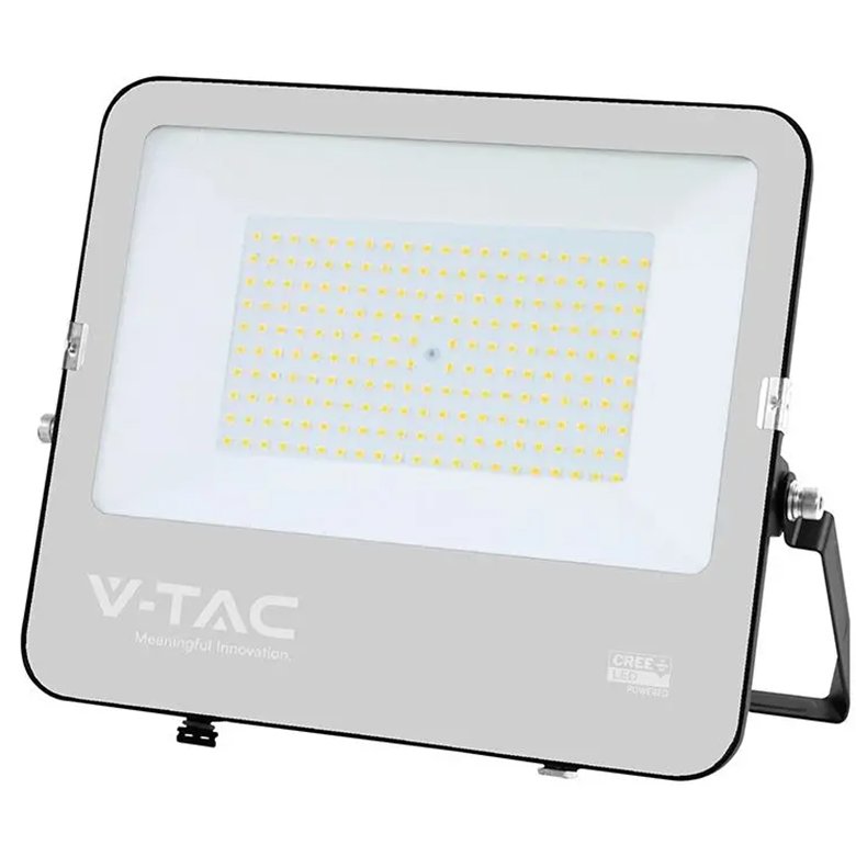 Reflector LED V-TAC 150W 6400K IP65 cip CREE negru