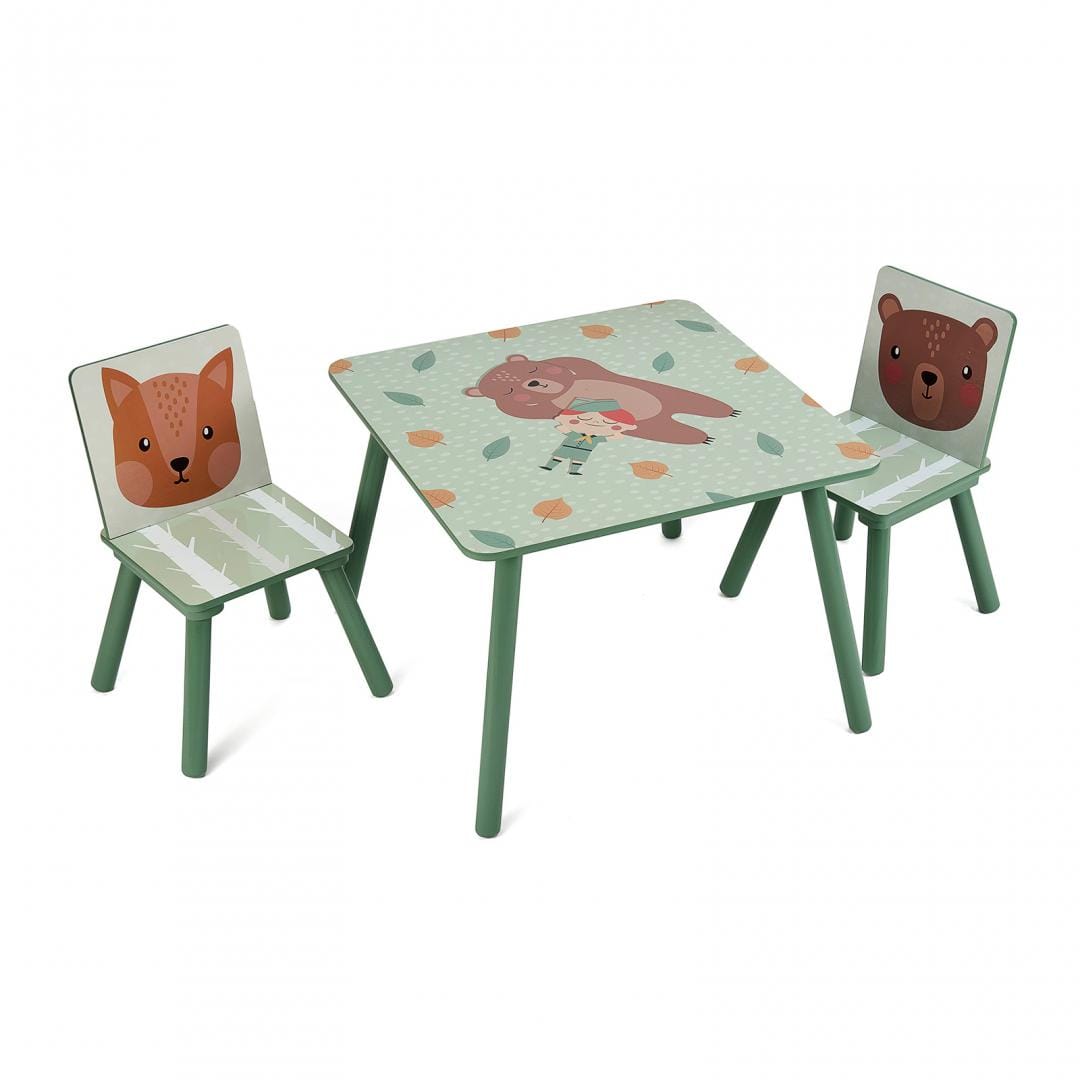 Set Birou și 2 Scaune Copii GREEN FOREST U-grow - imagine 4