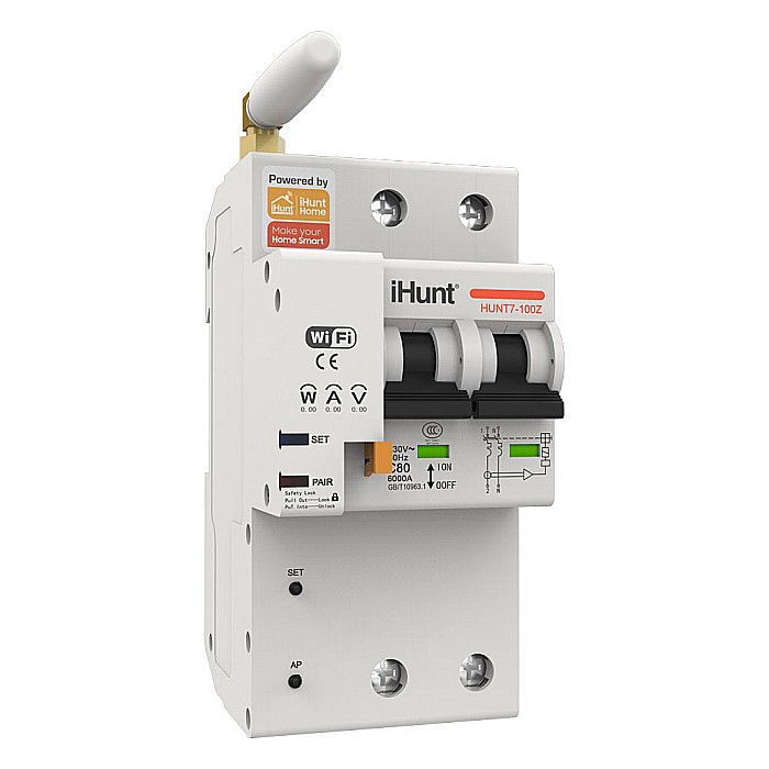 Siguranta Smart iHunt 2P 32A cu Contorizare WiFi