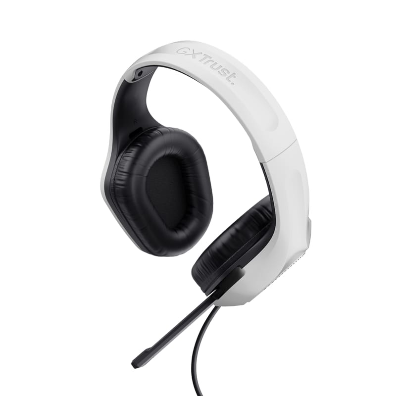 Casti Trust GXT415P Zirox cu fir, alb - Sunet Clar Premium - imagine 6