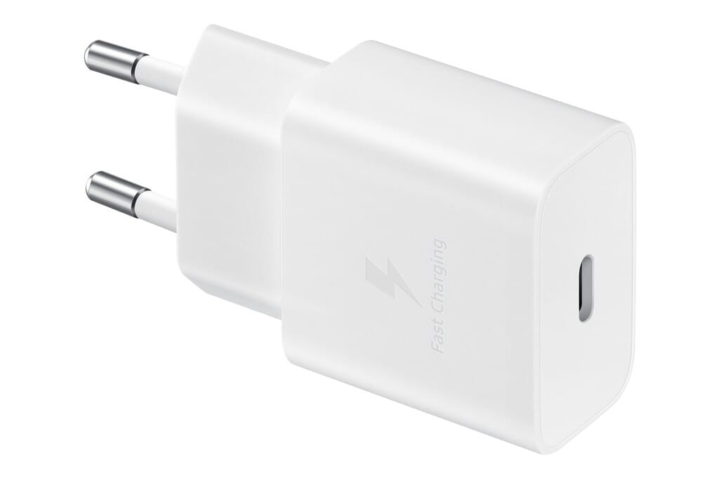 Încărcător Samsung 15W Fast Charge USB-C Alb - Original - imagine 2