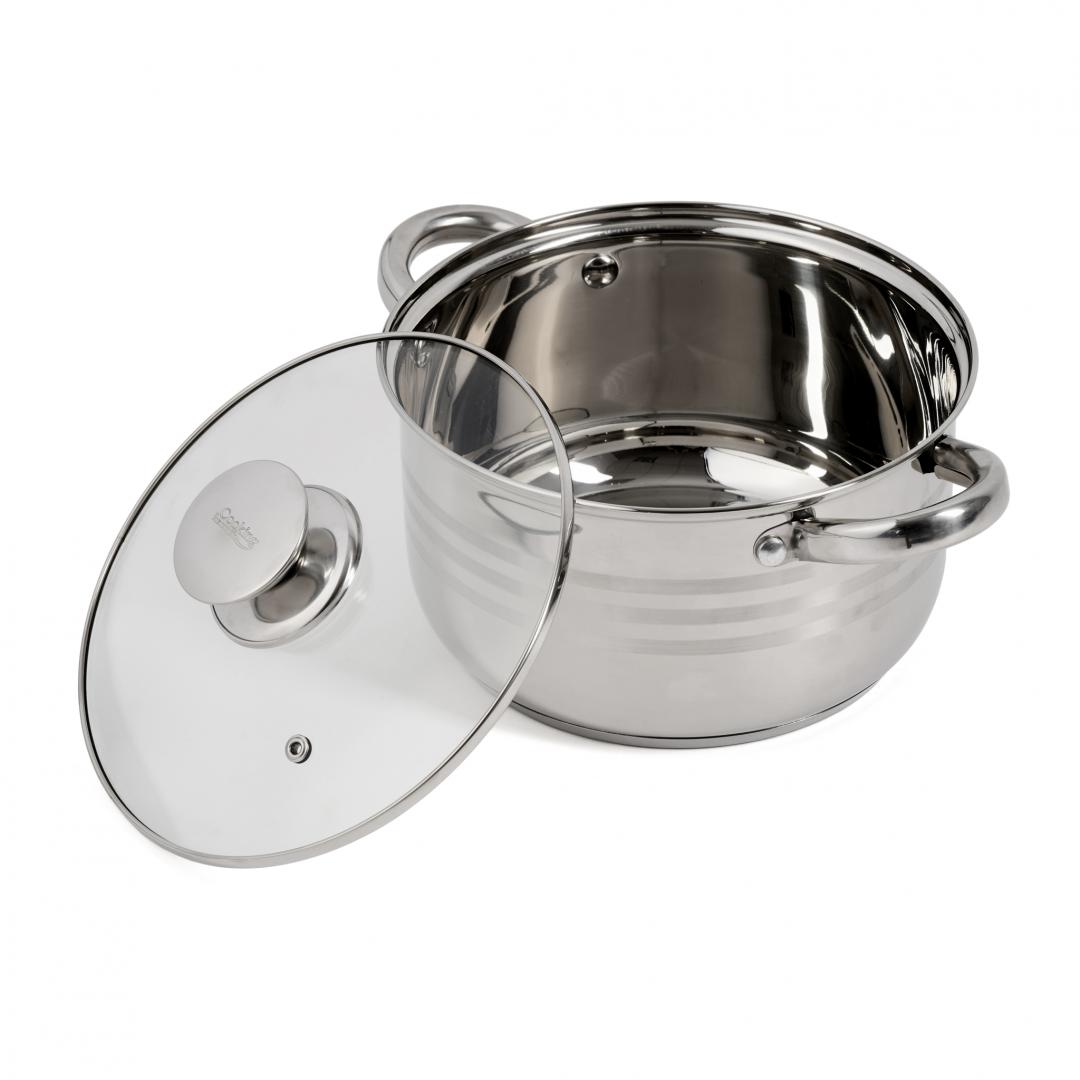 Semioala Inox Heinner MYRA 3.5L cu Capac - 20 cm - imagine 2