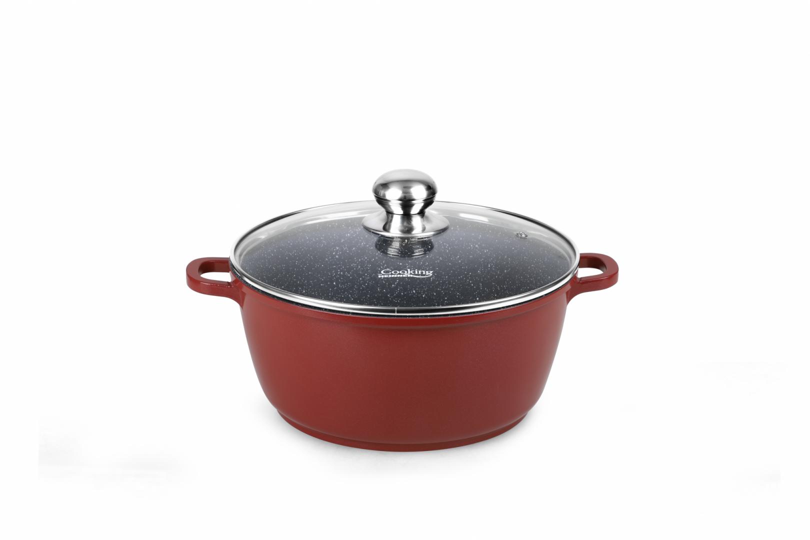 Semiola Heinner Calabria 8L Aluminiu - Vas Gătit cu Capac - imagine 3