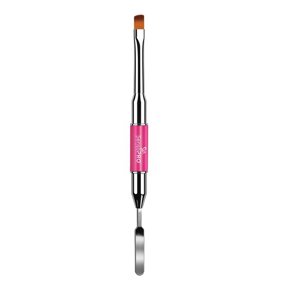 Pensula Polygel cu Spatula SensoPRO Milano SculptPro