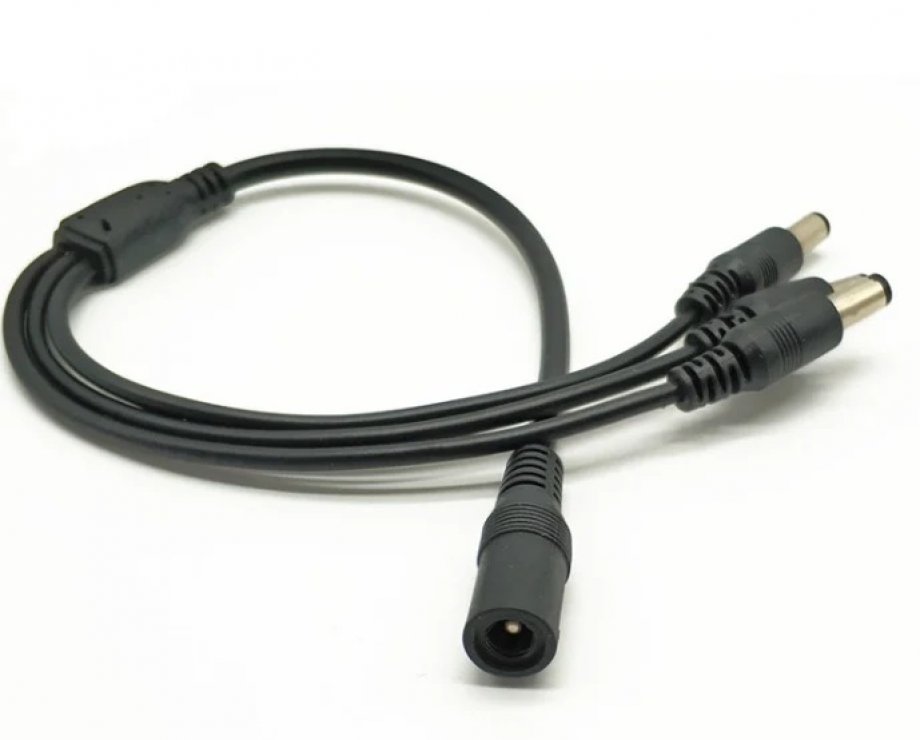 Splitter cablu alimentare 1 la 3, mufa DC 5.5x2.1mm, Oem