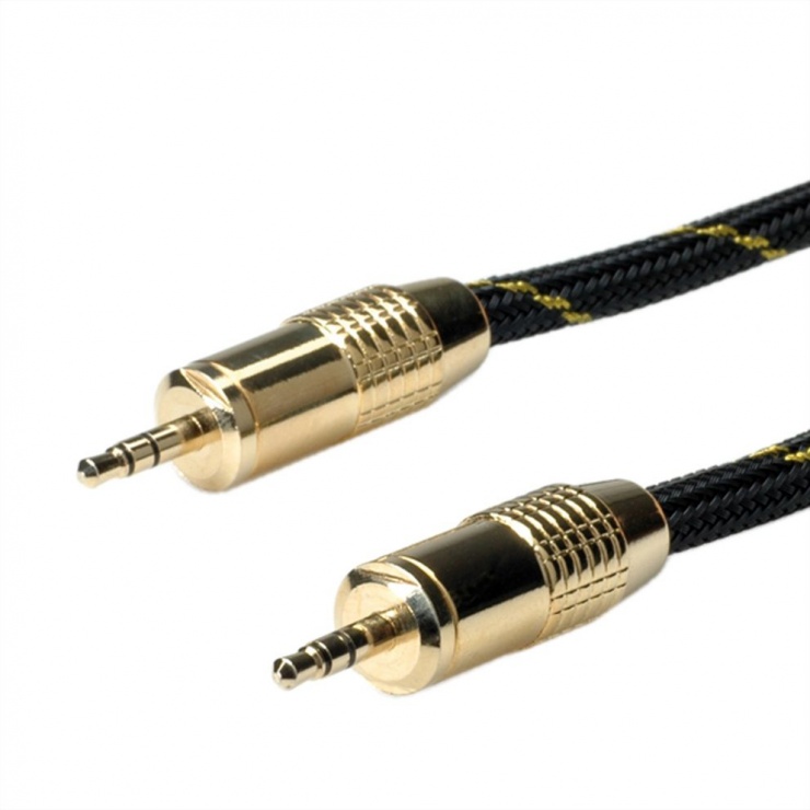 Cablu Audio Jack 3.5mm Stereo 5m, Roline