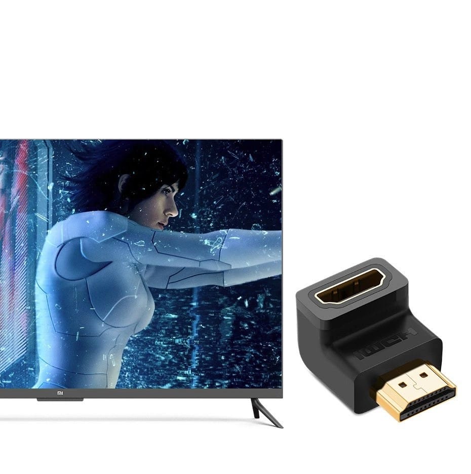 Adaptor HDMI UGREEN HD112 90 grade, 4K UHD, Negru - imagine 4