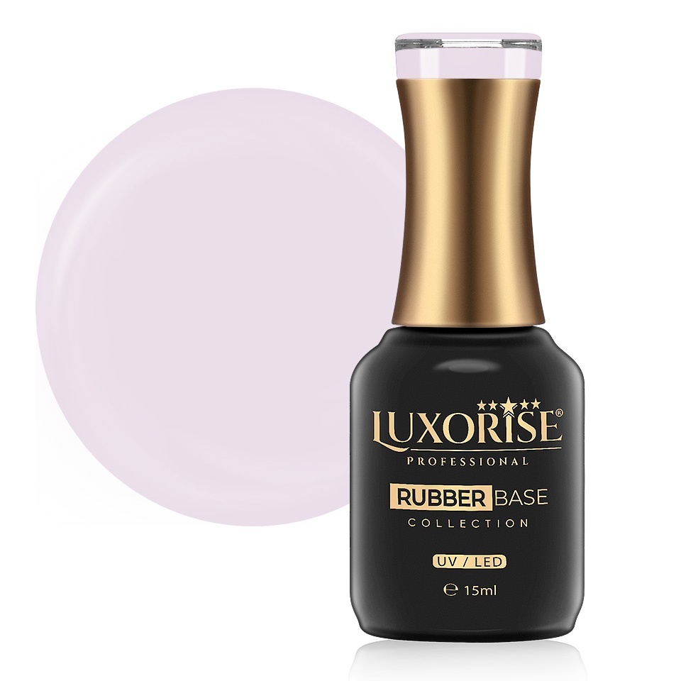 Rubber Base Luxorise Lavender Latte 15ml, Bază Flexibilă