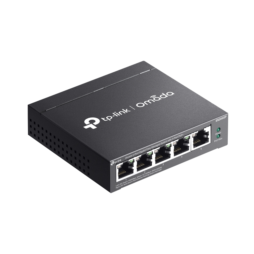 Switch TP-LINK Omada ES205GP 5-Port Gigabit PoE+ 65W Managed - imagine 4