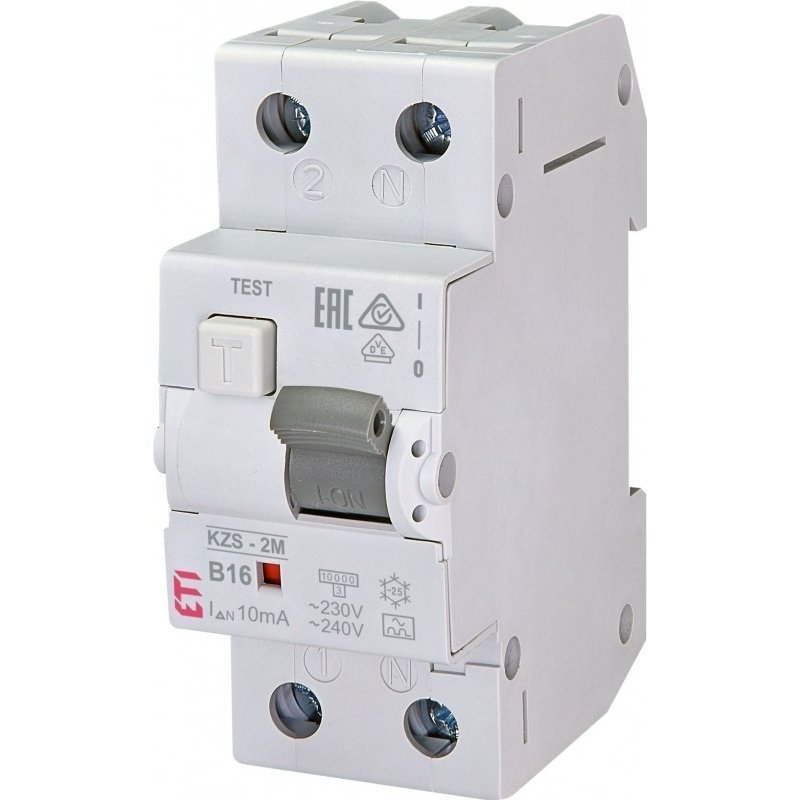 RCBO ETI 1P+N 16A 10mA Siguranță Electrică