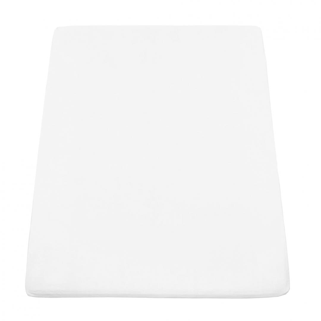Cearceaf Pat Elastic 140x200 cm Alb - Calitate Superioară - imagine 2