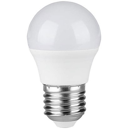 Bec LED V-TAC G45 E27 4.5W 6500K lumină alb rece
