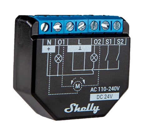 Shelly Plus 2PM2 | Control Inteligent & Monitorizare