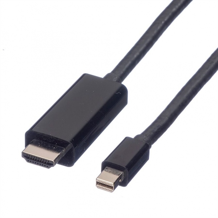 Cablu Mini Displayport la HDMI 4K Value 1m Negru