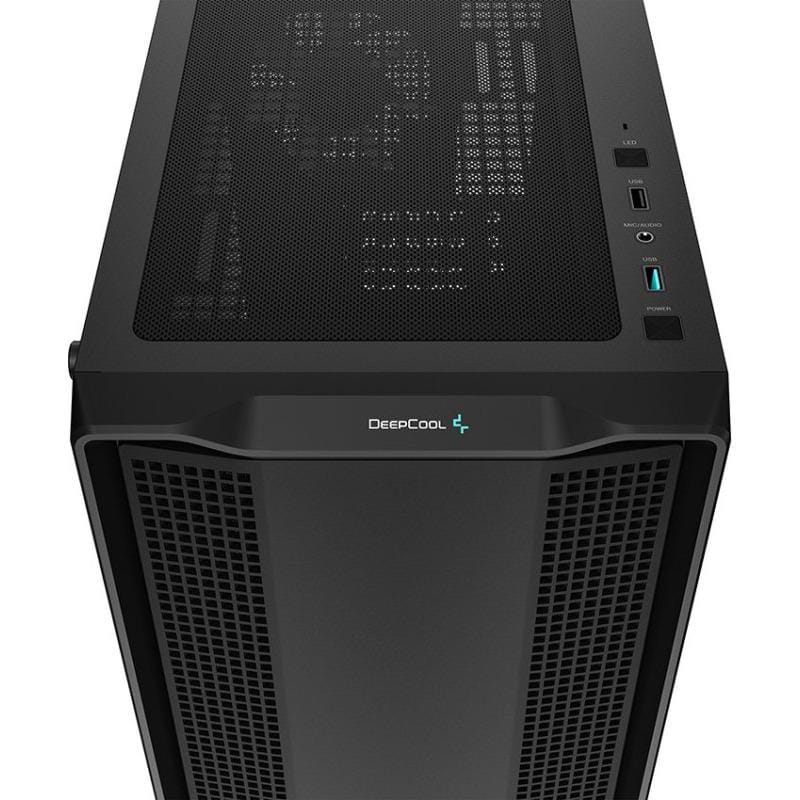 Carcasa Deepcool CC360 ARGB Mid Tower Negru - Sticla Tempered - imagine 11