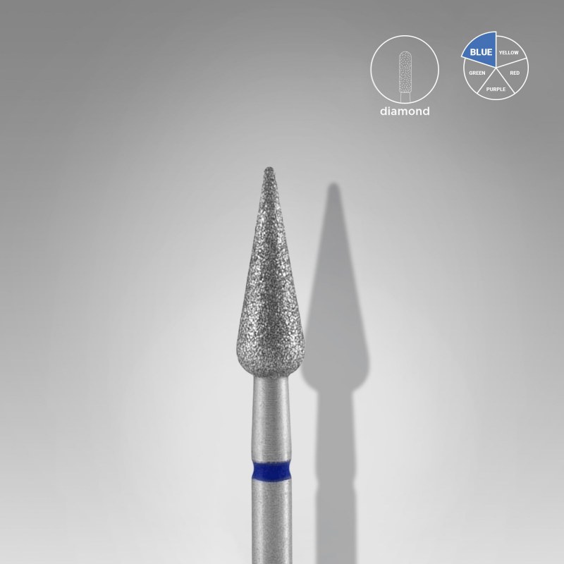 Cap freză diamant Staleks Expert 4 mm, abrazivitate medie