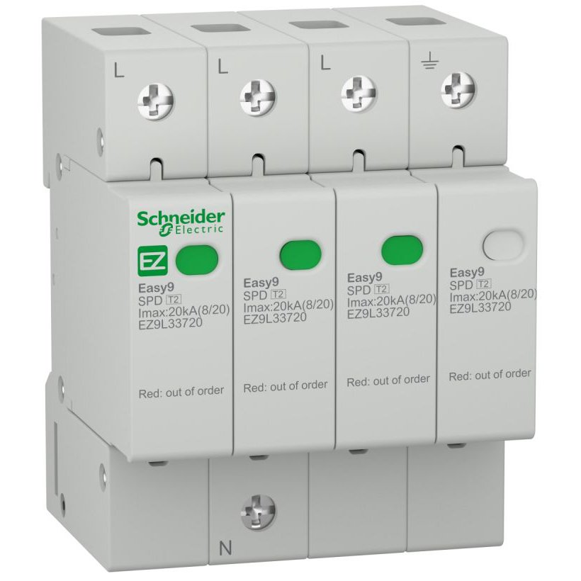 Descarcator Schneider Easy9 3P+N 20kA