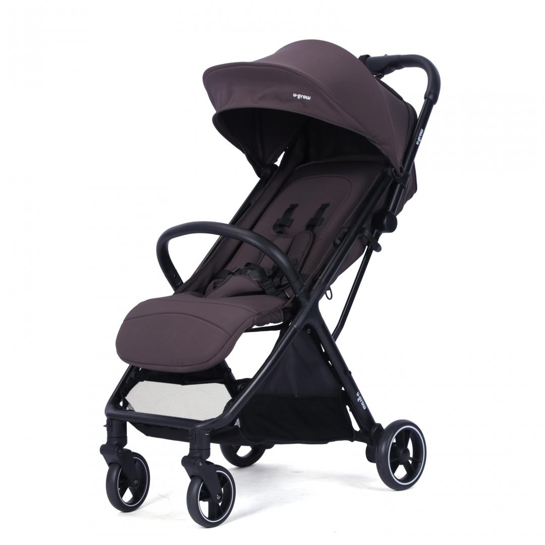 Cărucior U-GROW Autofold Gri 0-48 luni - Pliere Automată - imagine 2