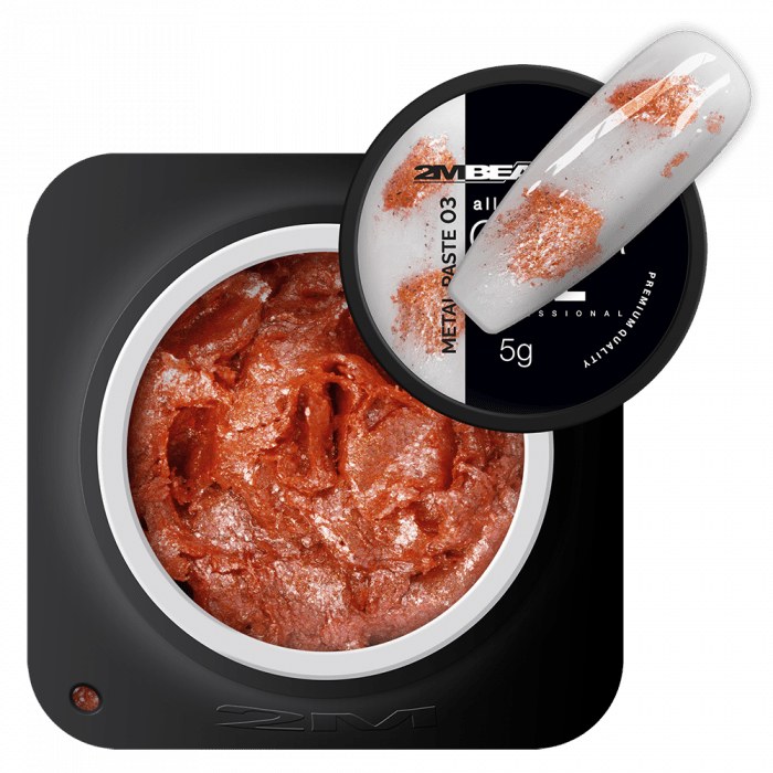 Gel UV Color Metal Paste 03 Hema Free Nailshop