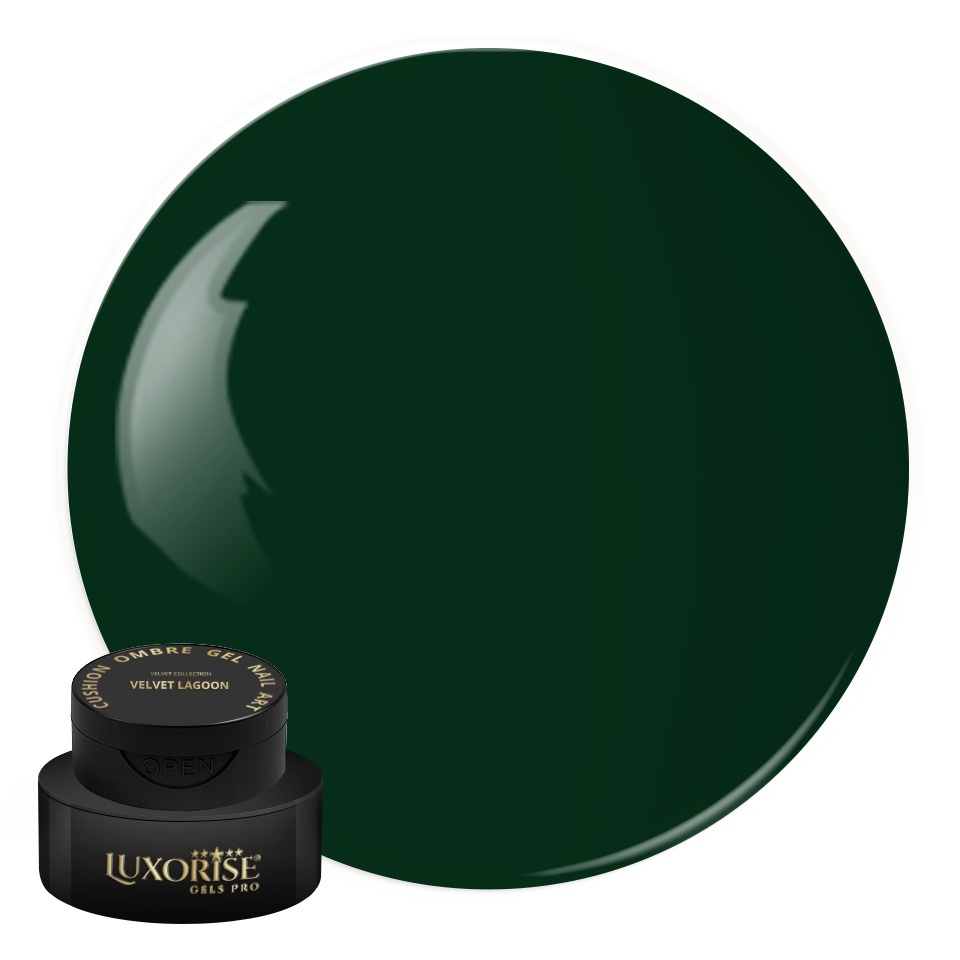 Gel UV Nail Art Babyboomer LUXORISE Cushion Ombre Velvet - Velvet Lagoon, 2ml